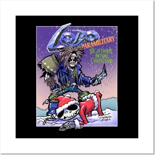 Lobo paramilitary night before Christmas. Posters and Art